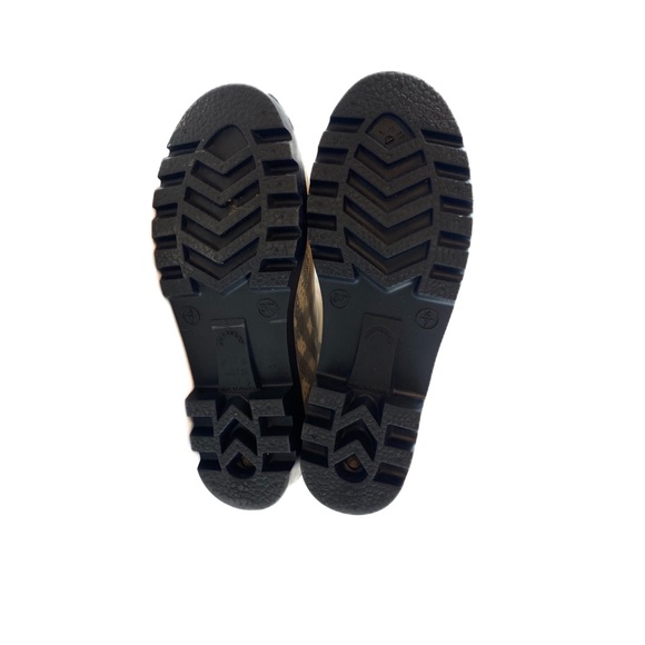 Burberry Rubber Plaid Rainboots - Picture 4 of 6